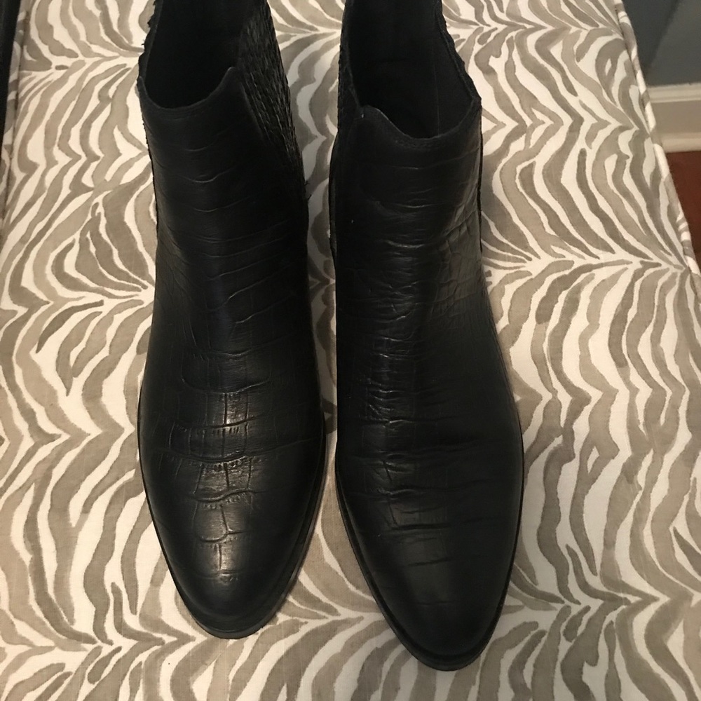 Vince camuto black ankle boots